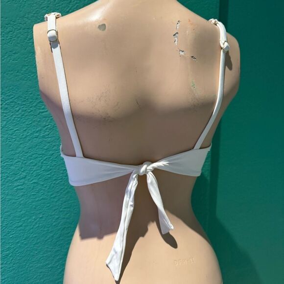 Beach Bunny White Mesh Bikini Top - Picture 2 of 5